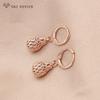 Элегантные модные винтажные богемные полые серьги цвета розового золота для женщин, ювелирные изделия, подарок для девочек