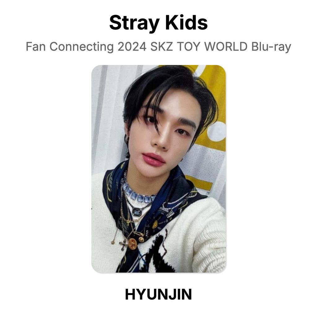 Stray Kids Фан-коннектинг 2024 SKZ TOY WORLD Blu-ray Официальная фотокарточка