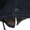 SHAREEF Made In Japan Wool Coat 2 Navy Fur Hood Men's Used