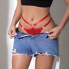 1pcs Sexy Red G String Low Rise Women Thongs Breathable Party Lingerie Erotic Underwear New Lady Panties