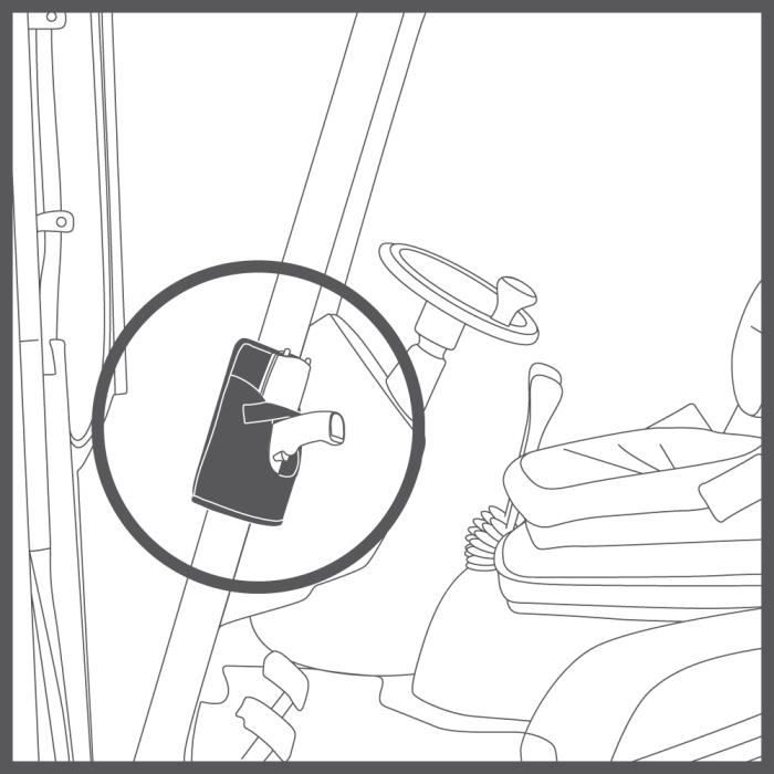 MOBILIS Чехол-кобура Refuge для терминала сбора данных типа «пистолет» с ремнем 100x220x100 Черный