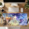 1Pc Fantasy Duel Flames Gaming Mouse Pad Keyboard Desk Mat Non-slip Rubber Lock Edge Waterproof Computer Mousepad for Office Home Decor S1860