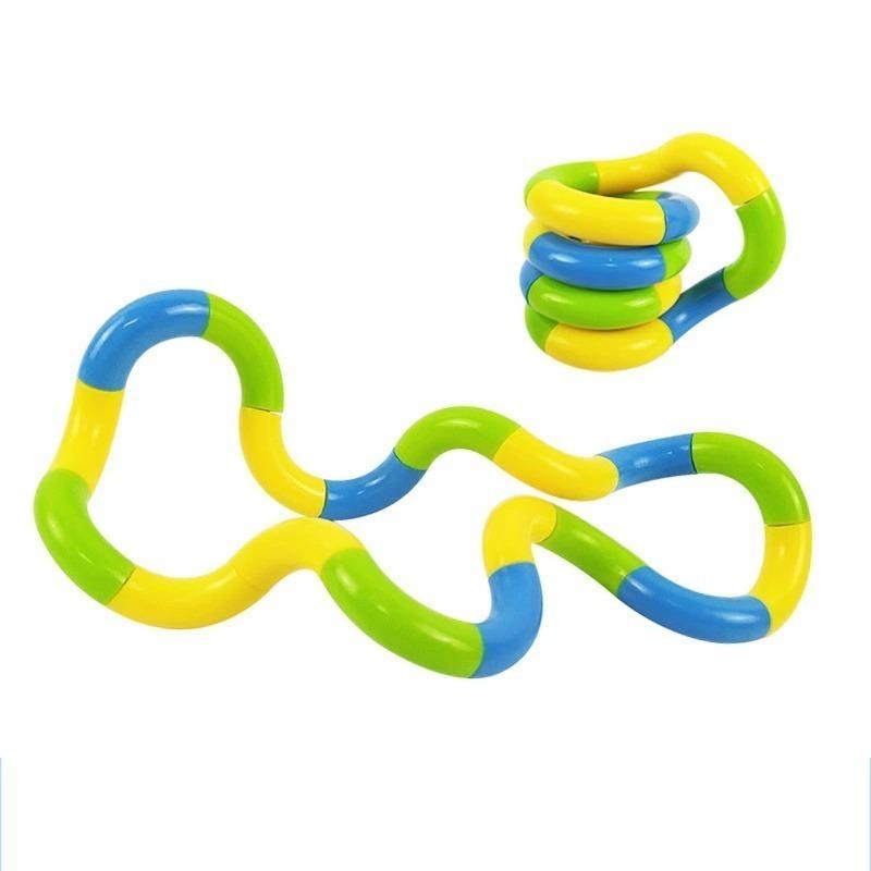 Сенсорная игрушка-головоломка Fidget для снятия тревоги, вращающаяся на кончике пальца, скручивающаяся, для координации мелкой моторики рук и глаз, для детей с аутизмом, СДВГ