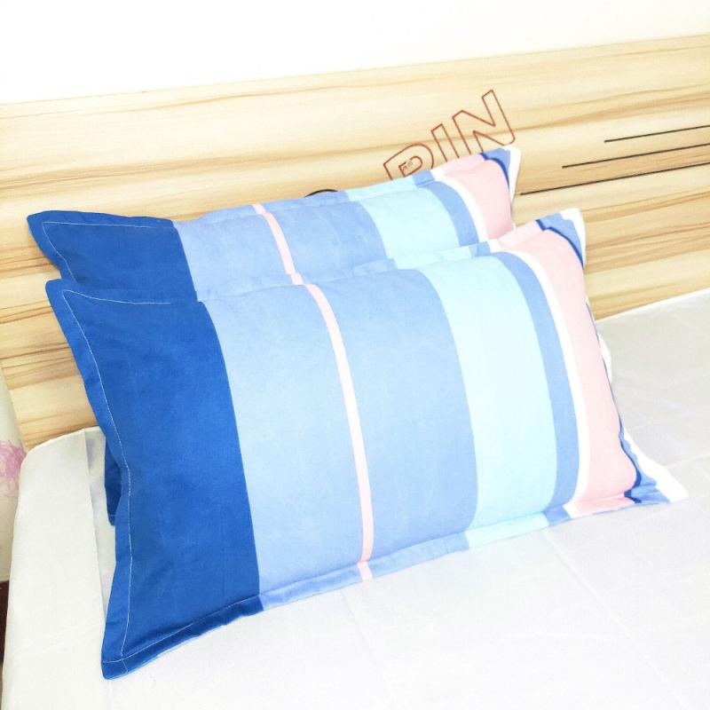 2Pcs 48X74Cm Printed Pillow Case Bed Pillowcases Standard Pillow Cover for Bedding Bedroom (No Filler)
