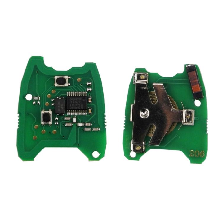 Transponder Embedded Remote Key Replacement For Select Model Car Requires Cutting 433MHz Remote Car Key