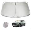 Persevere Car Sunshade for Toyota RAV4 50 Series April 2019 Current Model Only Windshield Sunshade Car Sunshade Blackout Magical Shade Foldable