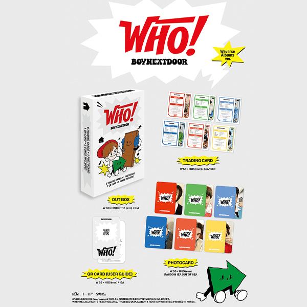 BOYNEXTDOOR 1-й сингл «КТО!»' (Альбомы Weverse вер.)
