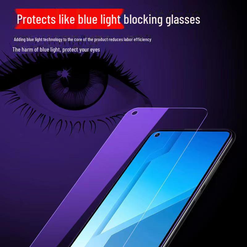 Защитное стекло для экрана Vivo Y78/Y78t/Y78M - HD, защита от царапин, синего света, защита от падений