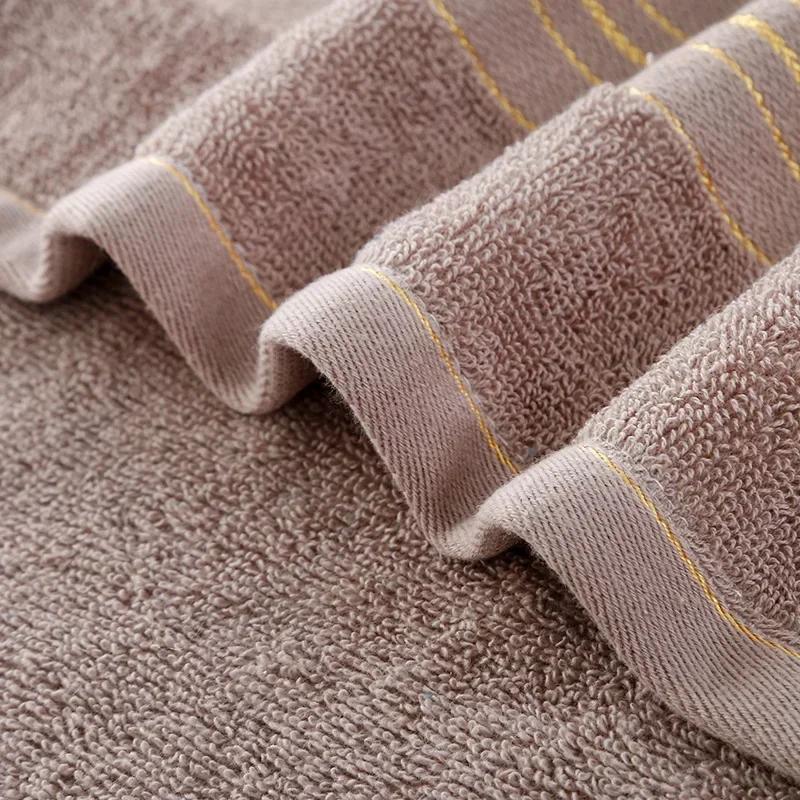 1pcs Towel Towels Thickened Absorbent Sauna Spa Pure Cotton Quick Absorbing Soft Drying Bath Bathrobe Home Textile Garden Beach
