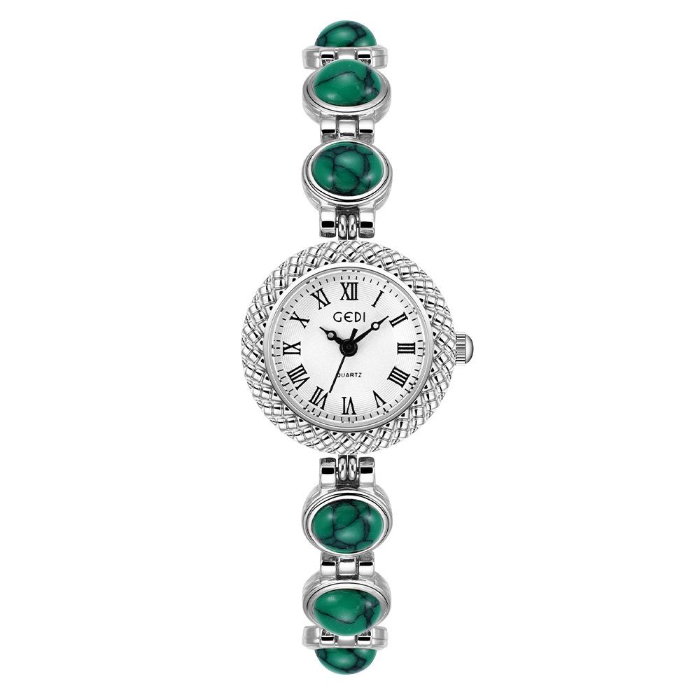 Женские винтажные часы-браслет класса люкс, брендовые, высококлассные, с семицветной цепочкой, модные женские кварцевые наручные часы в подарок