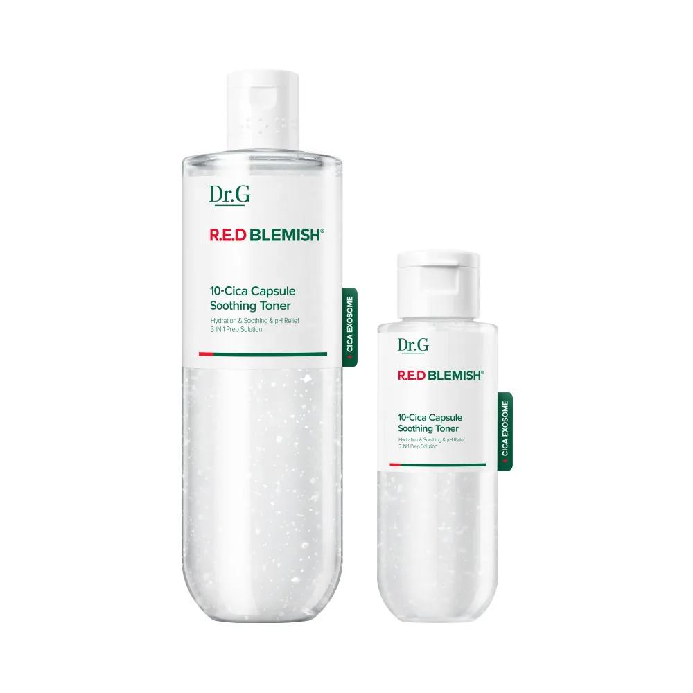 Dr.G Red Blemish 10-Cica Capsule Soothing Toner 300ml Set (+100ml)