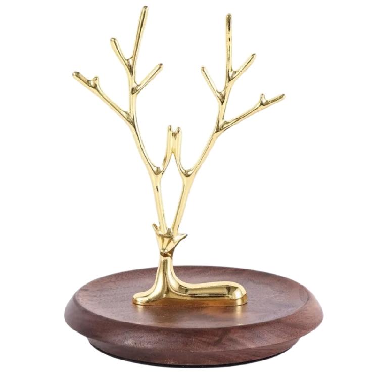 Metal Deer Jewelry Holder Display Rack for Necklaces Earrings Practical Storage Solution for Various Accessories