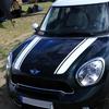 Стайлинг автомобиля Наклейки на капот Полосы на капот Декаль Для MINI Cooper One S JCW Countryman Clubman R55 R60 R61 F54 F55 F56 Автоаксессуары