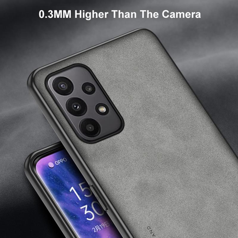 Роскошный чехол из искусственной кожи для Samsung Galaxy A13 A23 A33 A53 A73 5G, матовый силиконовый чехол для телефона Samsung A52 A52S A72 Coque