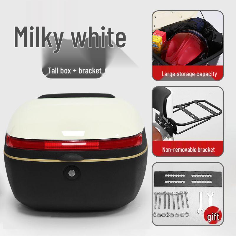 Universal Electric Vehicle Trunk and Backrest Box for Yadea, Aima, Tailing, Luyuan E-Bikes