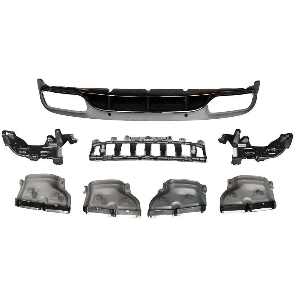 Rear Diffuser Tailpipe for 2015-2018 Mercedes-Benz C-Class W205-C205 Four-Door Sport Model