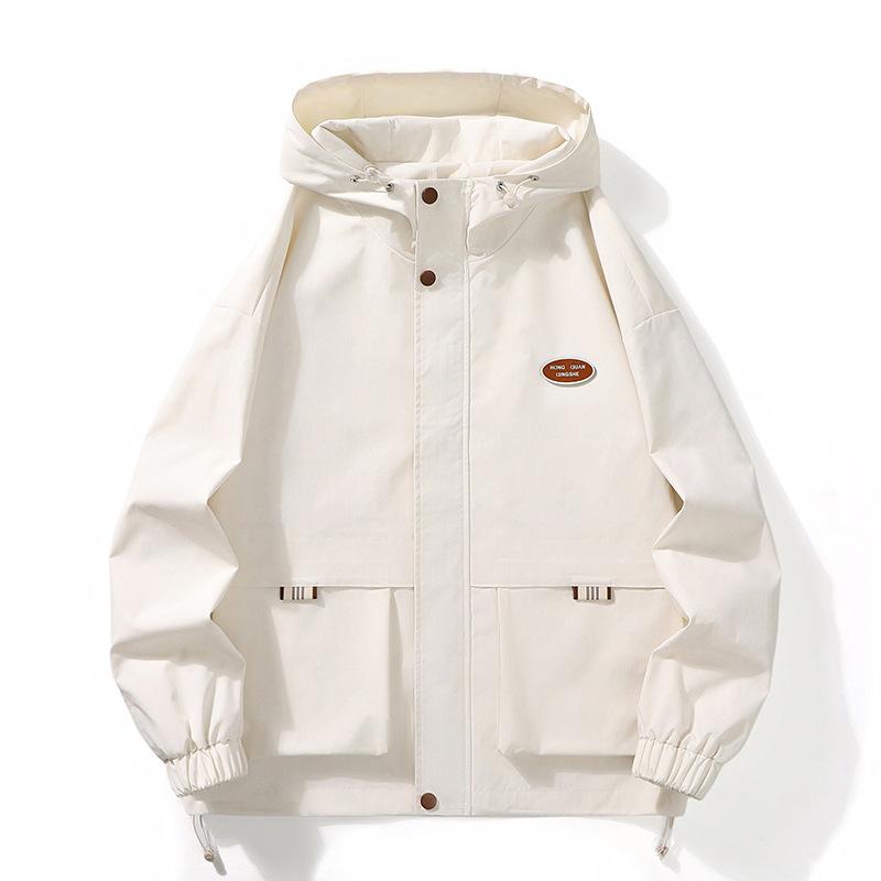 Hooded Jacket Men's New Autumn and Winter Loose and Versatile Casual Jacket