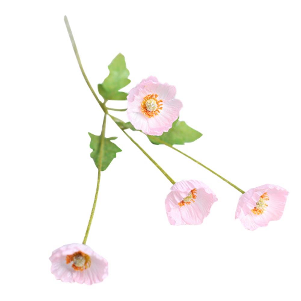 1 шт. Красивые искусственные цветы из шелка для сада, свадьбы, имитации цветов, букеты, искусственные цветы, мак, самосейка, домашний декор