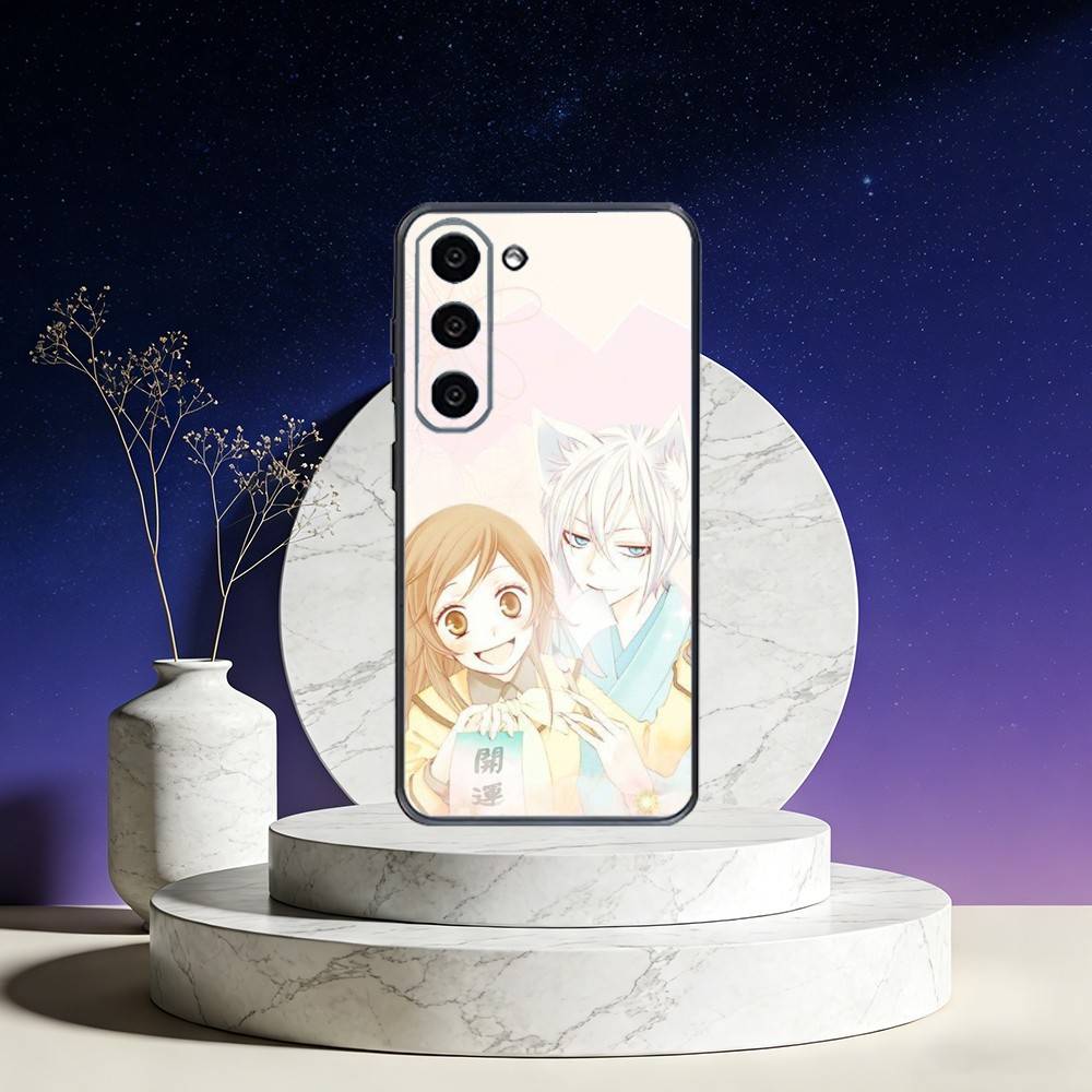 Чехол для телефона с рисунком Томоэ и Камисама из аниме Для Samsung Galaxy A73, A72, A71, A70, A53, A52, A51, Другие Мягкий черный чехол