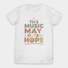 RAYE 2026 Альбом THIS MUSIC MAY CONTAIN HOPE Унисекс графическая футболка Унисекс Круглый вырез Хлопок Короткий рукав Y2k Популярная Оверсайз футболка