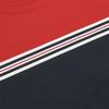 Fila Heritage Classic Модный колор-блок Удобный Универсальный Вязаный пуловер с круглым вырезом Толстовка Мужская толстовка Legendary-Blue F11M548202FNV