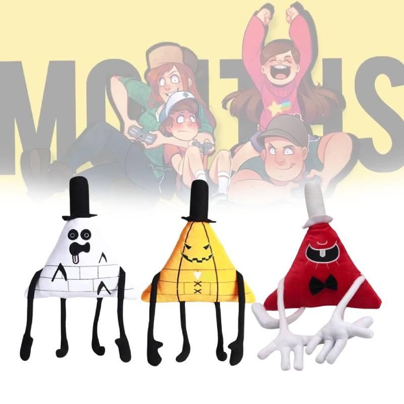 Очаровательная плюшевая игрушка-треугольник по мотивам мультсериала «Гравити Фолз» с дизайном персонажа Билла Шифра