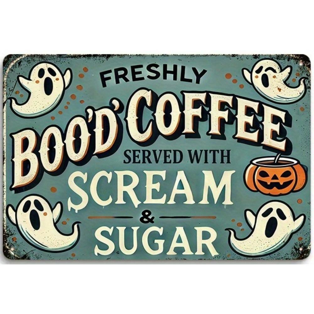 Halloween Poster On the Wall, Metal Plaque 20x30cm