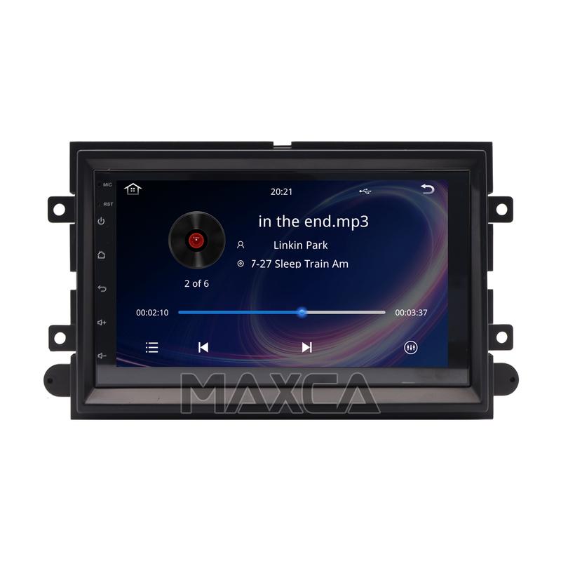 MAXCA 2 din Stereo For Ford F150 F250 F350 Escape Explorer Edge E150 Wireless Carplay Android auto Radio Multimedia Player