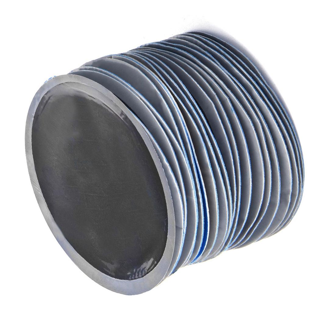 80Pcs Box 58mm Car Round Natural Rubber Tire Tyre Puncture Repair Cold Patch Tubeless Patches