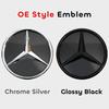 AABGV1 Front Grille Star Emblem  For Mercedes Benz B-Class W245 2009-2011 C-Class W204 2008-2014 GLK-Class X204 2008-2012