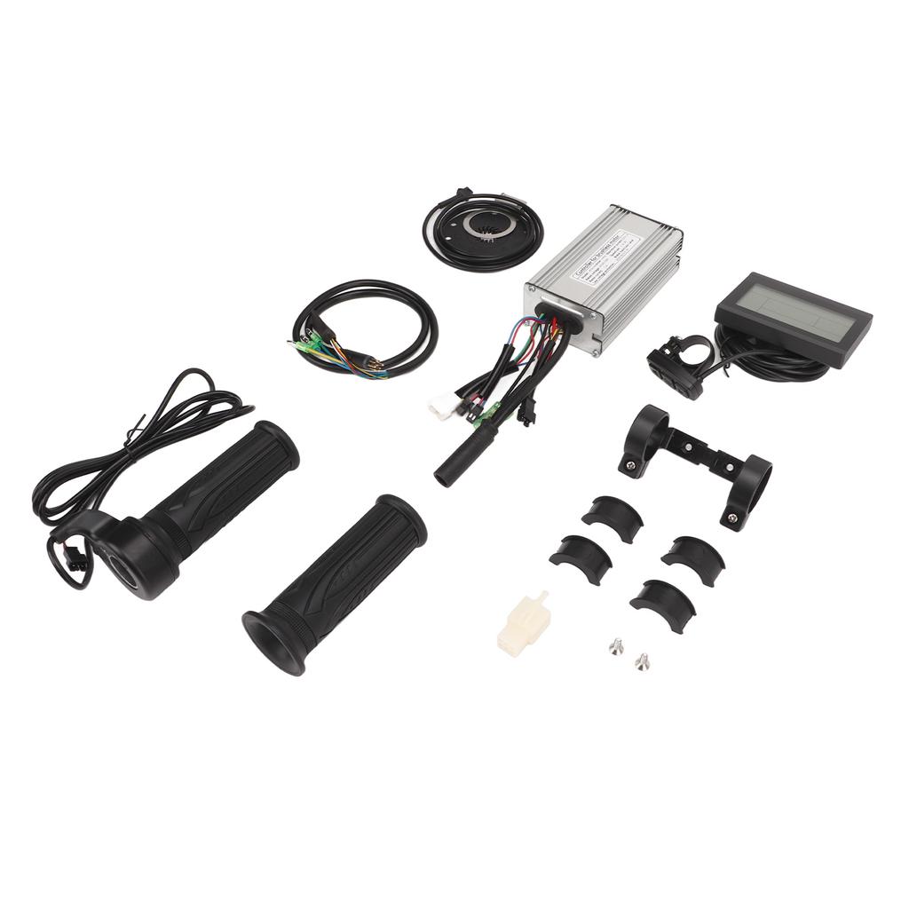 Electric Bike Conversion Kit with 22A Dual Mode Controller LCD3 Panel Throttle Grip for Electric Bicycles Scooters 500W