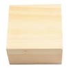 Natural Solid Wood Box with Removable Upper and Lower Lids Packing Box  For Jewelry Organization