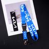 URDV7 Car Keychain Neck Wear ID Card Pass Lanyard Nylon Long Keyring Ribbon For KIA KN Rio Ceed Sportage Cerato Sorento Optima Picanto