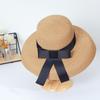Ladies Women Sun Hat Straw Spring Summer Floppy Beach Wide Brim Hat