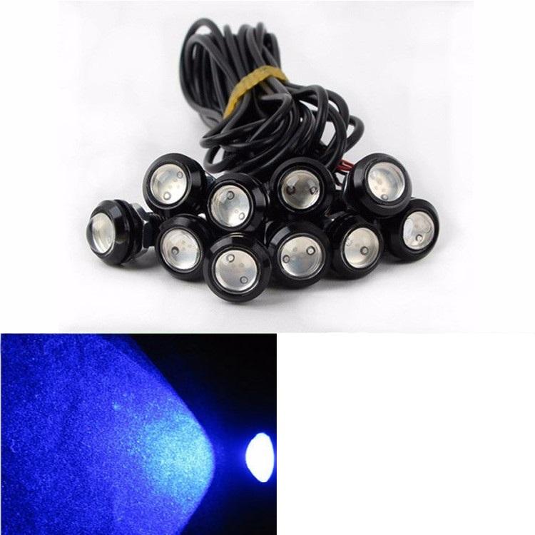 New Car Mini Navigation Light LED18MM Eagle Eye Light Lightweight Rogue Light Screw Reversing Light Motorcycle Modification