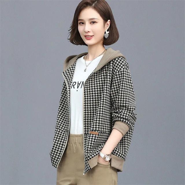 Женская ветровка с двойной подкладкой, весеннее короткое пальто, корейские свободные топы в сетку большого размера, женская куртка, пальто 3XL