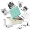 Phomemo M02 Pro 300DPI Mini Printer Mobile Printer Thermal Printer with 3 Roll Stickers Smartphone Compatible Photo Printing Portable Notebook