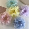 Summer Organza Scrunchies Lace Dot Hair Ropes Ins Pleated Scrunchies  Ponytail Holder