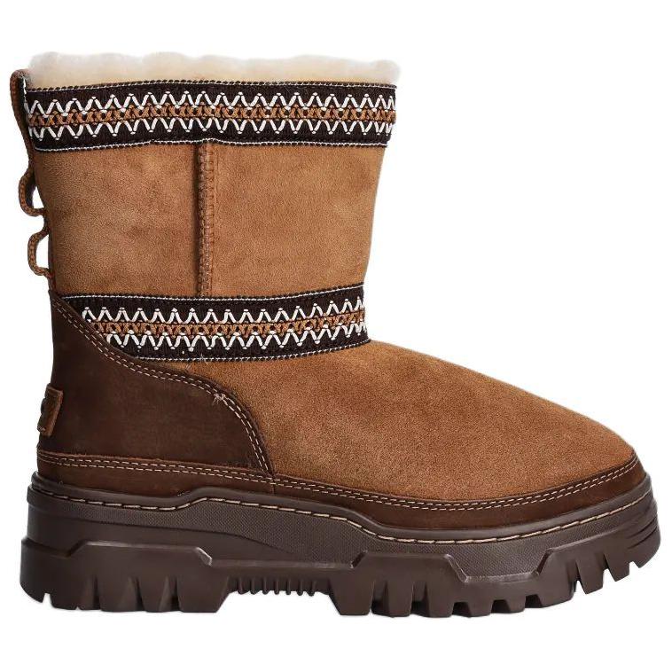 UGG Классические женские кроссовки Mini TrailGazer, цвет каштановый, коричневые 1158322-CHE