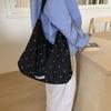 2025 лето новая сумка для поездок на работу большая вместимость плечевая в иностранном стиле мода корейская версия в горошек повседневная плиссированная сумка-тоут