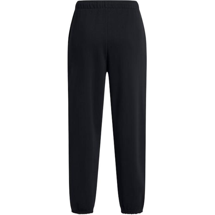 Under Armour Однотонные повседневные трикотажные спортивные брюки на шнуровке для женщин, черные 1386496-001