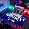 Custom Name Personalized Cosmic Bot Crew Pattern Mousepad, Laptop PC Desk Mat, Decorative Desk Mat for Home Keyboard Pad Gift