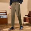 FAPAI Мужские повседневные брюки прямого кроя на кулиске