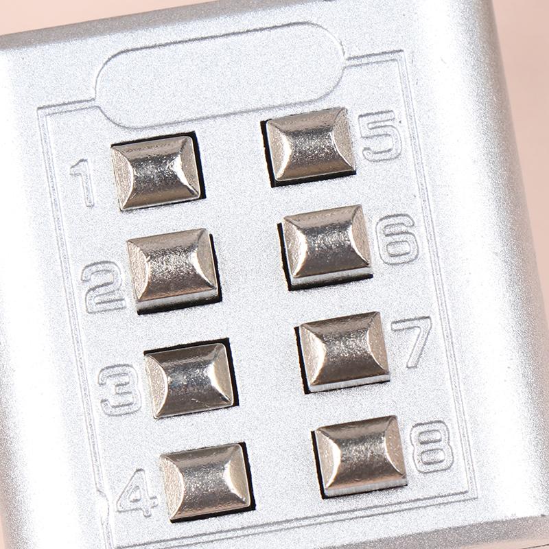 8-значный пароль кодовая комбинация навесной замок цинковый сплав чемодан для багажа путешествия умный замок с ключом против воров