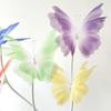 3D Handmade Gauze Artificial Butterfly Wall Decoration for Wedding Reception Backdrops Decoration Party Centerpieces