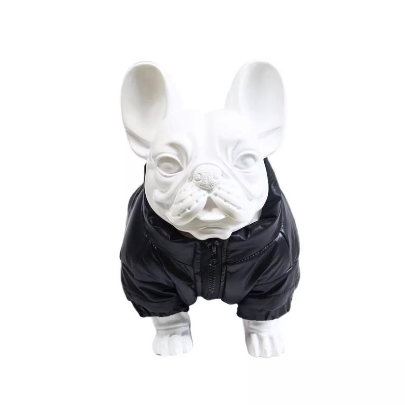 French Bulldog Coat Jacket Winter Pug Dog Clothes Jumpsuit Thicken Warm Pet Apparel Frenchies Dog Costume Outfit Dropshipping