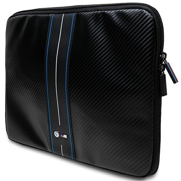 Bmw Sleeve Bmcs16Comscakl 16Czarny/Black Carbon Blue Stripes