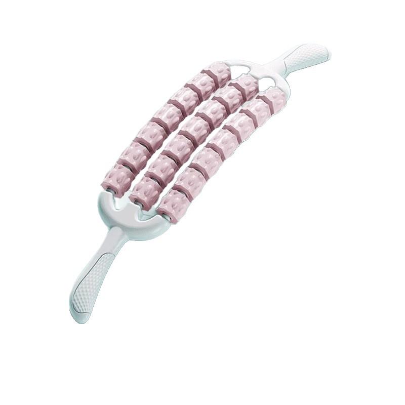 Эргономичный массажный ролик с изгибом для расслабления мышц, йоги, фитнеса, восстановления тела, портативный инструмент для снятия боли в спине и ногах