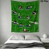 Captain Tsubasa Wall Tapestry Aesthetic Wall Hanging Printed Fabric Blanket Decorative Tapestries for Bedroom Living Room Home Decor