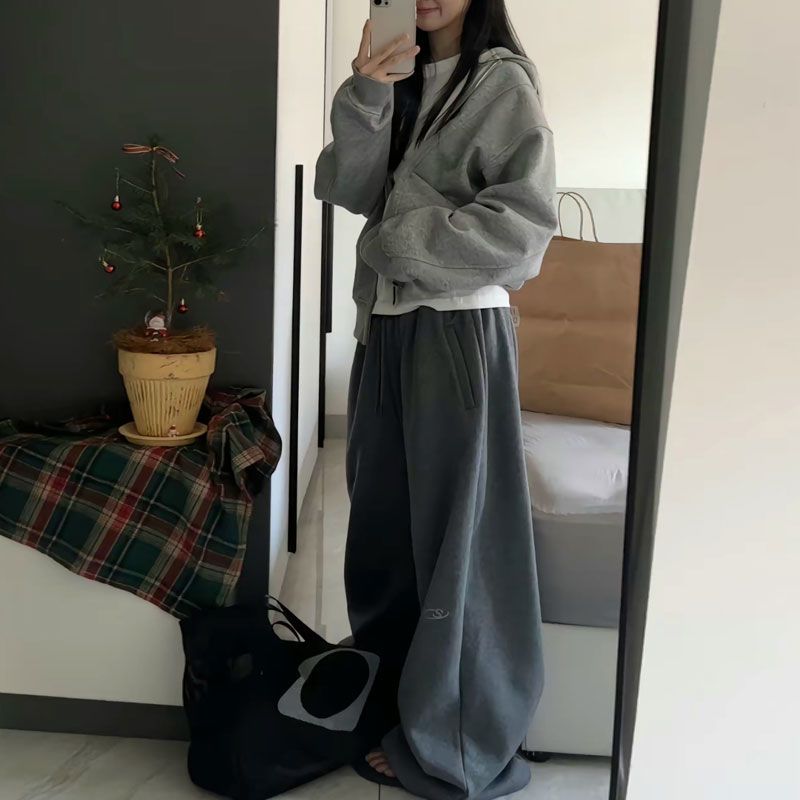 Y2k винтажные женские мешковатые спортивные штаны джоггеры свободные корейские модные спортивные брюки уличная одежда Харадзюку брюки Gyaru Kpop